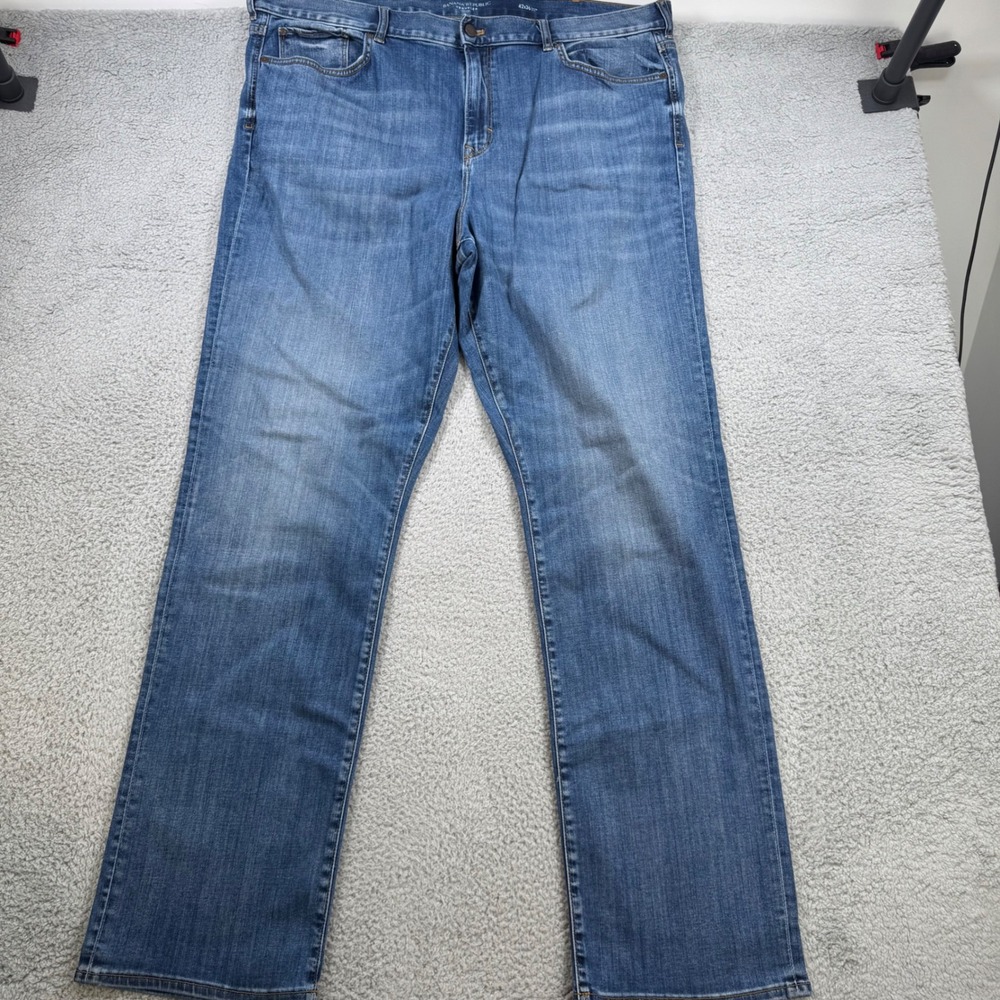 Banana Republic Traveler Slim Fit‎ Mens Jeans Blue Wash Size 42x35 Stretch Denim